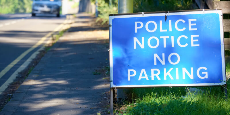 police notice no parking