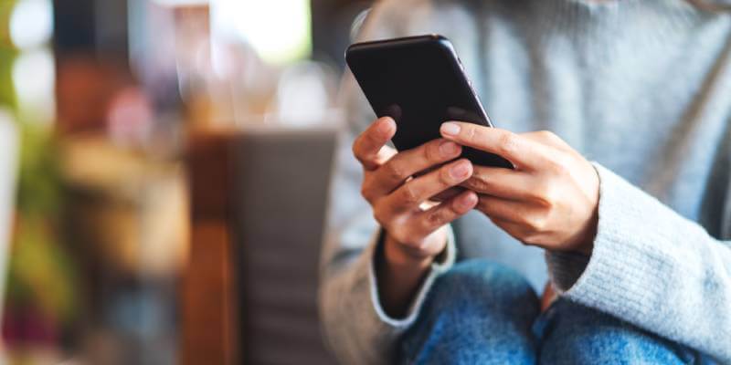 Woman On Mobile Phone